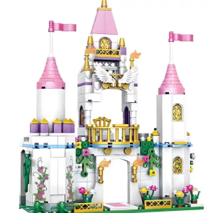 Đồ Chơi Lắp Ráp Lâu Đài Hồng Băng Mô Hình Nhà Biệt Thự Villa Gia Đình Hiện Đại To Xinh Cho Bé Từ 5 Tuổi