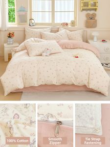 MENGWEIJUE | Cotton Bedding Set 3 Pieces