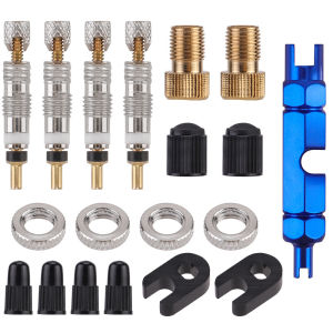 Bicycle American-style French Valve Core Set Valve Core Wrench Nozzle Converter Mountain Bike Repair Tool