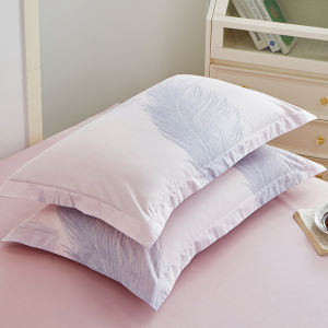 Summer New 100% Pure Cotton Pillowcases Envelope Closure Soft Comfortable All Seasons Home Use Cotton Pillow Covers Set of Two