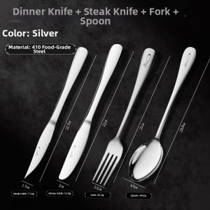 Stainless Steel Customizable Logo Steak Knife Set