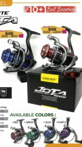 Reel Pancing UTECATE JOTA 500 800 1000 2000 3000 4000