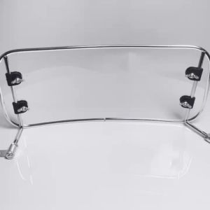 Motorcycle Universal Deflector Adjustable Acrylic Deflector Bracket Retro Style Electric Motorbike Scooter Accessories