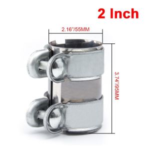 Kẹp Ống Xả Turbo Bằng Thép Không Gỉ Cacbon Thấp Đa Năng 2 Inch/2.5 Inch Phụ Kiện Độ Xe Vòng Cổ Pô