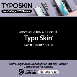 Araree Samsung Galaxy S23 / S23 Plus / S23 Ultra Typo Skin Smooth Touch Protective Phone Case