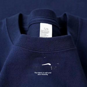 American Style Simple Solid Color 500g Heavyweight Pure Cotton Short Sleeve Mens T-shirt Summer Basic Brown Couple Base Top