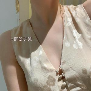 Original Design Yellow Shell Tassel Earrings Exaggerated Unique Winter Ear Jewelry Handmade Pearl Mother of Pearl Geometric Pattern for Women