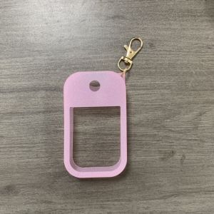 Multi Color Silicone Cover Hand Sanitizer Water Bottle Cover Silicone Protective Cover with Keychain Portable Size Accessories