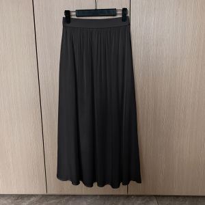 Purple Slimming Modified Hanfu Half-length Skirt Womens Autumn Wear Daily Comfy New Chinese Style National Trend Skirt