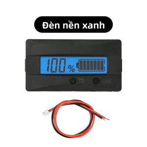 Gaqqee | Đồng Hồ Đo Điện Áp Chỉ Báo Dung Lượng Pin LCD DC 9-120V Cho Pin Axit Chì Lithium LiFePO4 Với Thước Đo Hiển Thị Phần Trăm