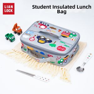 LianLock | Portable Insulated Thermal Lunch Bag Large Capacity For Students