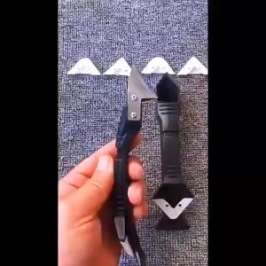 Metal Head Glue Scraper Sewing Tool Glass Glue Seam Cleaning Corner Scraping and Residual Floor Removal