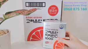 พร้อมส่ง แพคเกจกล่องเงิน🍊Eundan Vitamin C 1000 mg🍊วิตามินซี อึนดันเกาหลี (60เม็ด) สร้างภูมิคุ้มกัน เพื่อผิวกระจ่างใส