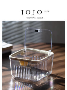 Modern Style Square PET Material Trash Can Mr. Grocery Desktop Kitchen Table High Aesthetic Value Home Use Dustbin Waste Bin