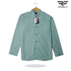 KEMEJA POLOS COUPLE AYAH DAN ANAK WARNA SAGE LENGAN PENDEK DAN LENGAN PANJANG/KEMEJA COUPLE PREMIUM QUALITY/KEMEJA COUPLE KASUAL/SIZE ANAK S-XXXL/SIZE AYAH M-XXXL