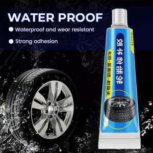 Amoki【Ready in Stock】 Tire Repair Glue Liquid Strong Rubber Glues Black Adhesive Instant Strong Bond Leather