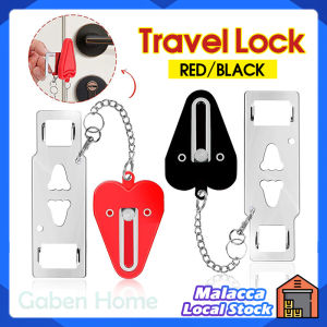 Portable Door Lock Hotel Home Security Privacy Travel Mini Hardware Door Metal Lock Travel Accommodation Door Safety Lock