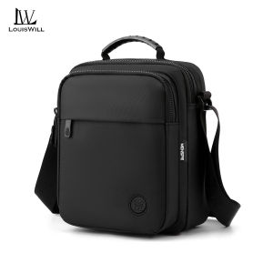 LouisWill Mens Shoulder Bag Shoulder Bag Large Capacity Leisure Bag Waterproof Crossbody Bag Portable Shoulder Bag Messenger Bags Fashion Anti-Scratch Bag Sling Bag