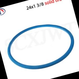 Lốp Đặc Không Cần Bơm Hơi 24 Inch Cho Xe Lăn Tay 24X1 3/8 Bánh Xe Sau Bằng Cao Su Không Cần Bảo Trì