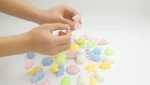 Cute mini animal soft toy squeeze ball toy fidget toy kneading toy stress relief toy