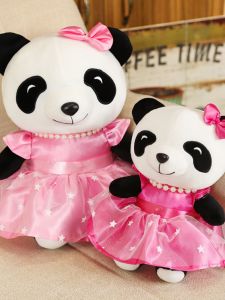 Cute Panda Plush Toy from Sichuan Soft Stuffed Doll for Ages 3 and Above Neutral Gender Ideal for Gifting