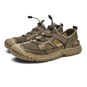 Jeep | Jeep Mens Outdoor Summer Casual Bounce Rubber Sandals Breathable Wear-resistant Stream Trudging Shoes Anti-collision Toe Shoes