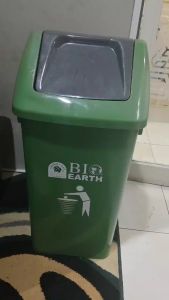 Green Leaf Tempat Sampah tutup goyang BIO Earth 58 Liter Keranjang Besar - Bahan Berkualitas, Tahan Lama (207)