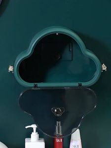 Waterproof Bathroom Tissue Storage Box Cloud-shaped Wall-mounted Toilet Paper Box