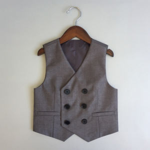 Childrens Single Piece Suit Vest Dress Spring Autumn Boys Performance Outfit Little England Performance Birthday Show