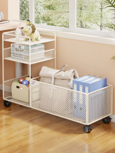 Multi-layer Storage Trolley with Wheels