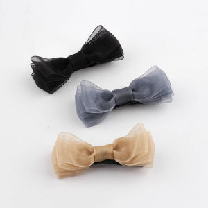 Kẹp Tóc Thắt Nút Bướm Nhẹ Bằng Lụa Thời Trang Dễ Thương Kẹp Tóc Đuôi Vịt Kẹp Tóc Chữ I Nhỏ Kẹp Tóc Phụ Kiện Tóc