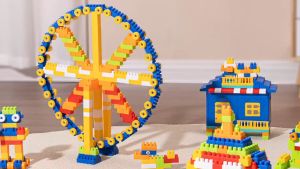 Mainan Anak Building Block Koper Owl isi 120 Pcs