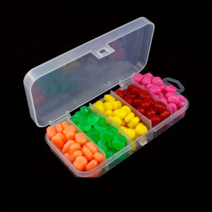 100pcs Floating/ Submerged Corn Kernels Flavor Movable Bait Artificial Bait 0. 39 inch 0. 3 g Soft Fishing Bait Grain Fake Bait
