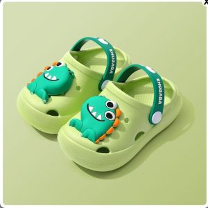 รองเท้าเด็กหุ่มส้น พื้นนุ่ม  สวมใส่สบาย ลายไดโนเสาร์