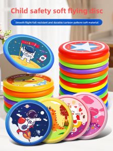 WEIBAI | Soft Kids Outdoor Flying Disc Toy for Children Safe Non-Toxic Foam Disc for Catch Game and Outdoor Play with Cartoon Design and Smooth Flight