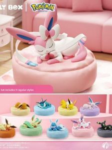 XUNNIAN | Sleep Pose Series Xerneas Eevee Pokemon Figure Ornament for pokemon center
