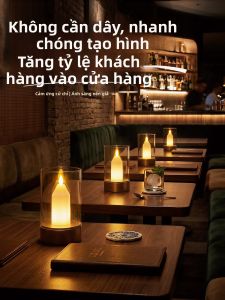 BEAUTY IN THE LIGHT | Đèn Đêm Tạo Không Khí lãng Mạn làm Quà và Trang Trí Nến LED Giả Sạc Lại Được