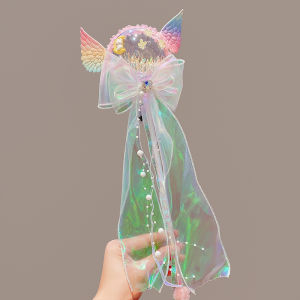 Magic Wand Luminous Fairy Princess Bé Gái Butterfly Knot Magic Wand Performance Props Glowing Toys for Bé Gáis Childrens Toys