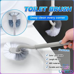 Need Long-Handled Toilet Brush Curved Head Soft Bristles Quick Drying Bathroom Corner Cleaning Tools