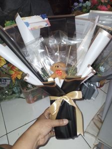 Buket uang kosong 10 slot mix boneka bear mini/ buket boneka/ buket wisuda/ buket ulang tahun/ buket uang kosong/ hadiah buat anak-anak