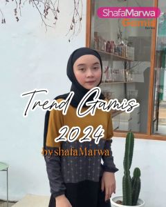 Baju Couple Keluarga Muslim Gamis Sarimbit Seragam Family Shafamarwa SM101 Hitam