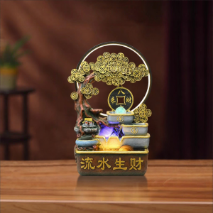 YISHI | Wealth-Inviting Water Wheel Tabletop Ornament