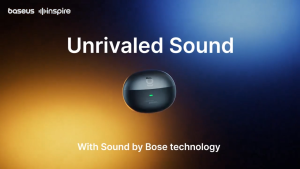 【Sound By Bose】Baseus Inspire XC1 Open-Ear True Wireless Earbuds Adaptive Tuning Sound 10-Min Fast Charge IP66 Waterproof App EQ Modes USB-C