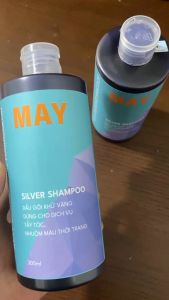 Dầu gội tím May Silver Shampoo Colorcare khử vàng 300ml