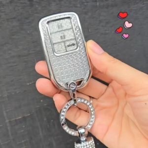 เคสรีโมทรถ Honda 2015-2020 WRV 2024 HRV 10 Gen CRV 5 สไตล์คริสตัล (Crystal TPU Key Car Cover) Key Sets รุ่น ACCORD CR-V CIVIC CIVIC HATCHBACK CITY HRV Smart Key 10 Generationแบบ 2 3 และ 4 ปุ่ม