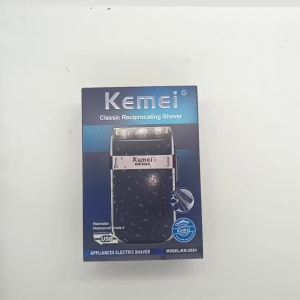 Kemei KM-2024 USB Charging Electric Shaver Additional Cutter Head Reciprocating Twin Blade Razor Shaver Beard Trimmer