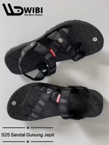 WIBI Sandal Pria Gunung Adventure Outdoor Slip On Jepit Wibi S25-03 Merah 39-43