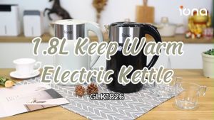 IONA 1.8L Electric Kettle Water Boiler | Keep Warm Cool Touch Cordless Kettl Electric 保溫熱水壺 - GLK1826