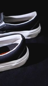 Bavito 36-44 Comrade Hitam Putih - Sepatu Slip On Slop Casual Sneaker Pria & Wanita