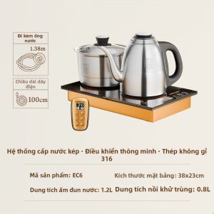 Kamjove | Bình Đun Nước Điện Tự Động Đổ Nước 316 Thép Không Gỉ Cách Nhiệt